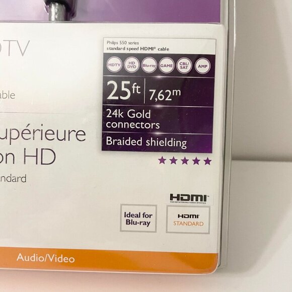 Philips HDMI Cable 25ft. Superior Hi-Definition TV - Picture 3 of 11